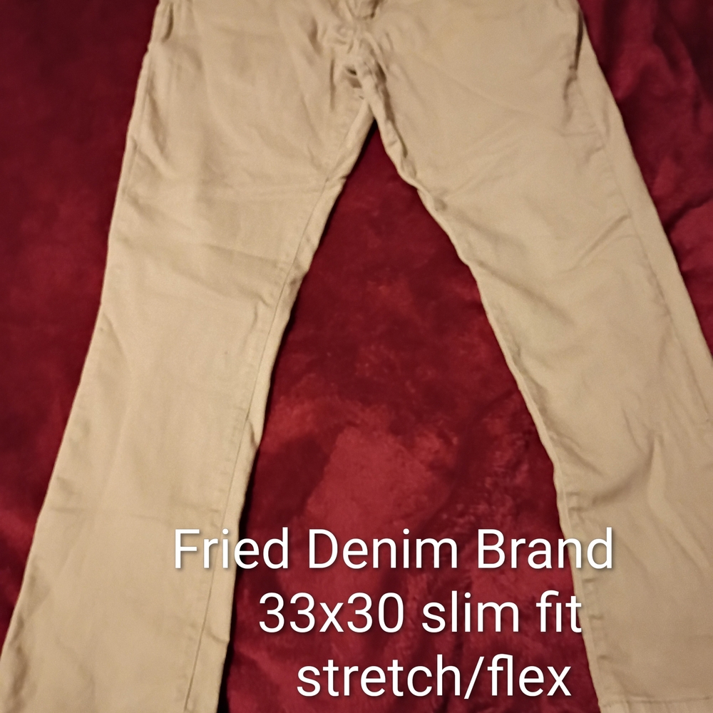 Fried Denim Slim Fit Stretch Pants